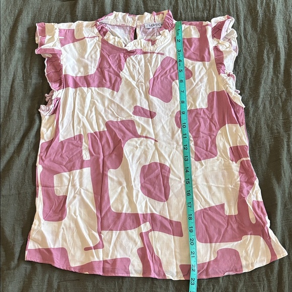 Vertiche Ruffle Sleeve Tank Top - Picture 6 of 6